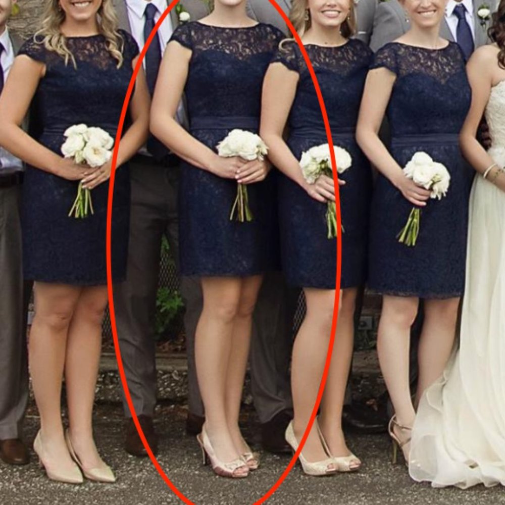 Belsoie Lace Bridesmaid Dress